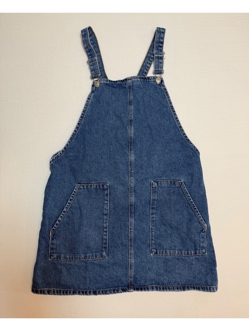 Topshop Moto Denim Pinafore Dress US size 10